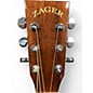 Used Zager ZAD20E Natural Acoustic Electric Guitar