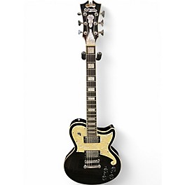 Used D'Angelico Premier Series Atlantic Black Solid Body Electric Guitar