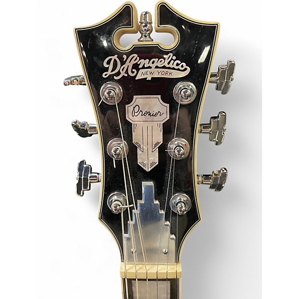 Used D'Angelico Premier Series Atlantic Black Solid Body Electric Guitar