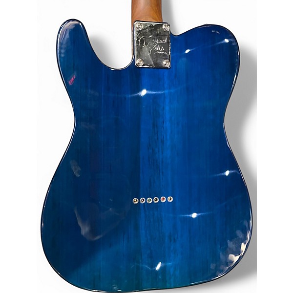 Used Michael Kelly 59 Port Thinline Transparent Blue Acoustic Electric Guitar