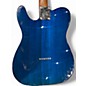 Used Michael Kelly 59 Port Thinline Transparent Blue Acoustic Electric Guitar