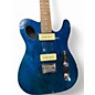 Used Michael Kelly 59 Port Thinline Transparent Blue Acoustic Electric Guitar