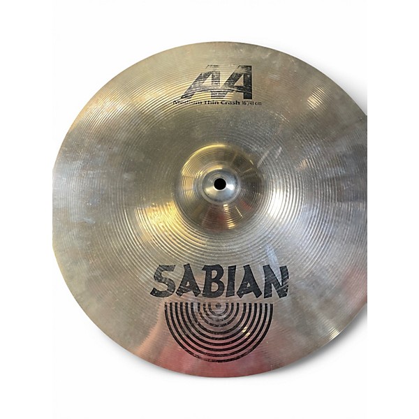 Used SABIAN 16in AA Medium Thin Crash Cymbal,New Products : American Fashion Style Bags On Sale