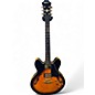 Used Epiphone ES335 2 Color Sunburst Hollow Body Electric Guitar thumbnail