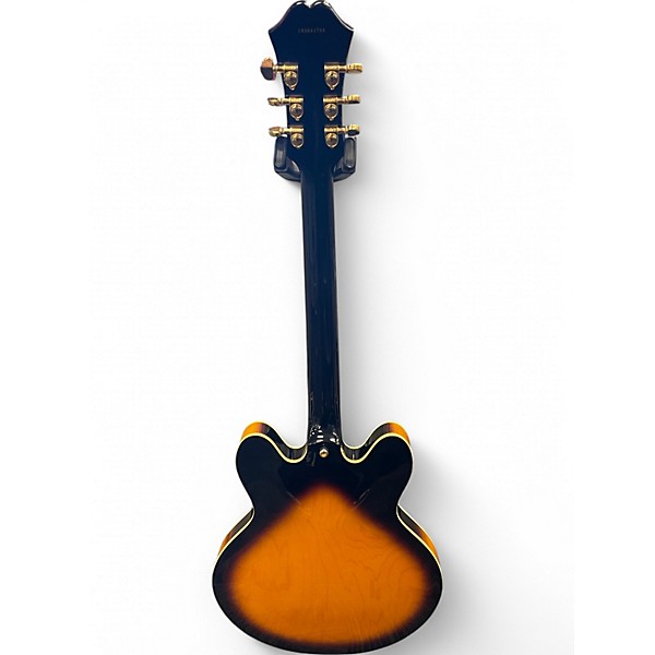 Used Epiphone ES335 2 Color Sunburst Hollow Body Electric Guitar