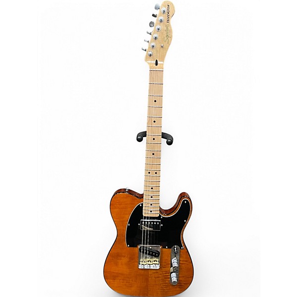 Used Squier Affinity Series FMT SH MOCHA Solid Body Electric Guitar