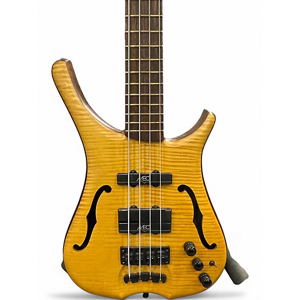 Used 2020 Warwick MASTERBUILT Infinity 4 String HONEY VIOLIN TS Electric Bass Guitar