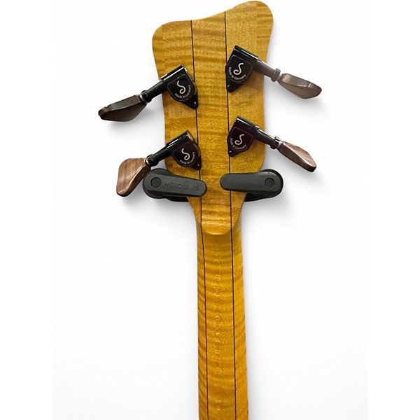 Used 2020 Warwick MASTERBUILT Infinity 4 String HONEY VIOLIN TS Electric Bass Guitar
