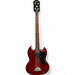 Used Epiphone  Gibson Candy Apple Red Electric Bass Guitar