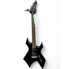 Used B.C. Rich Warlock Black Solid Body Electric Guitar
