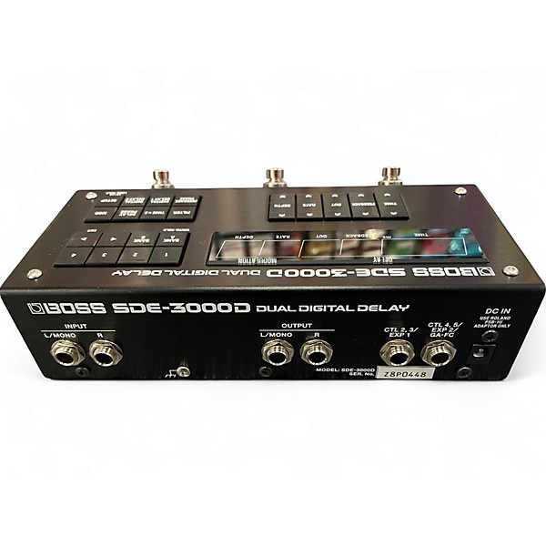 Used BOSS SDE3000D Effect Pedal