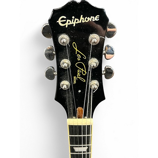 Used Epiphone Les Paul Standard BLACK Solid Body Electric Guitar
