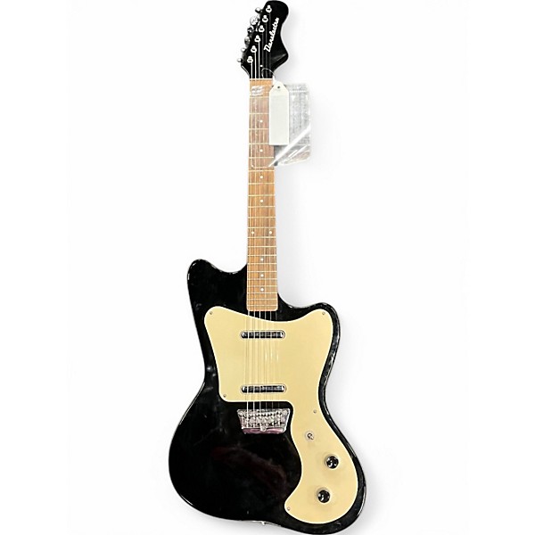 Used Danelectro 67' Heaven reissue Black and White Solid Body Electric Guitar