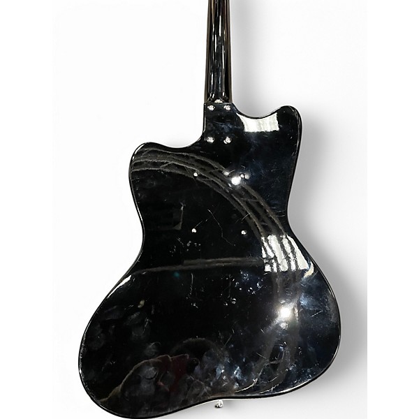 Used Danelectro 67' Heaven reissue Black and White Solid Body Electric Guitar