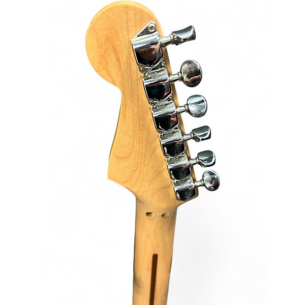 Used Fender Foto Flame Stratocaster Floyd Black Burst Solid Body Electric Guitar