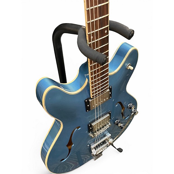 Used Guild SF-1DCGVT Pelham Blue Hollow Body Electric Guitar