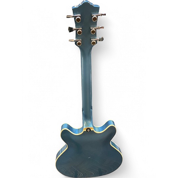 Used Guild SF-1DCGVT Pelham Blue Hollow Body Electric Guitar