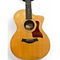 Used 2014 Taylor 214CE Deluxe Koa Natural Acoustic Electric Guitar