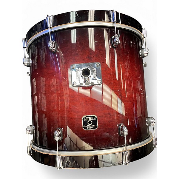 Used Gretsch Drums 4 Piece Catalina Maple Gloss Cherry Burst Drum Kit