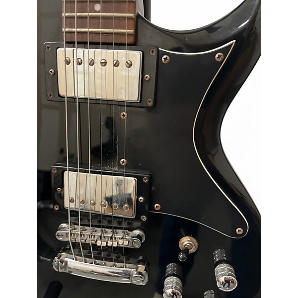 Used Washburn WI-64 Black Solid Body Electric Guitar