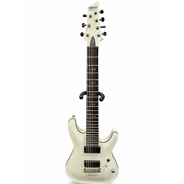 Used Schecter Guitar Research Demon 7 String White Solid Body Electric Guitar,All Products : American Fashion Style Bags On Sale