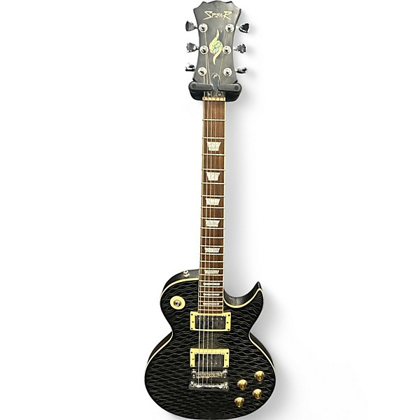Used Spear RD-W Black Open Pore Solid Body Electric Guitar