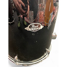 Used Pearl 5 Piece Export Black Drum Kit