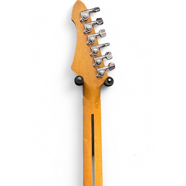 Used Aria Pro Ii The Cat Vintage White Solid Body Electric Guitar