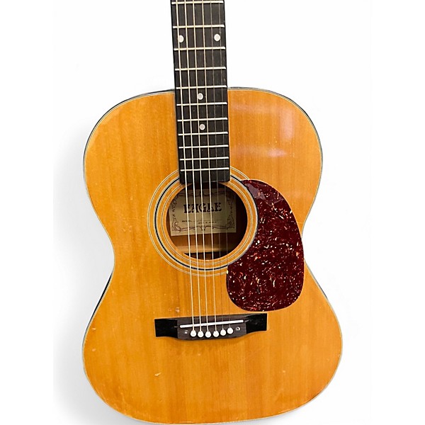 Used Eagle Model 12 Natural Acoustic Guitar