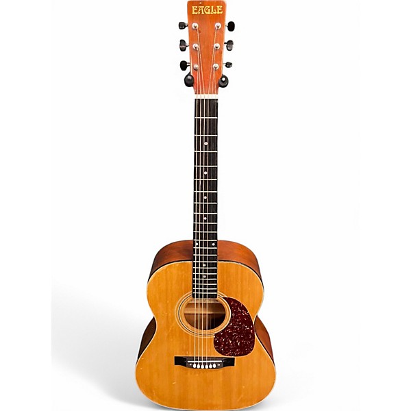 Used Eagle Model 12 Natural Acoustic Guitar