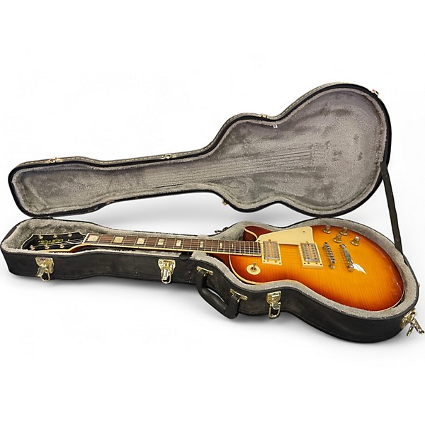 Vintage 1985 Univox LES PAUL 2 Color Sunburst Solid Body Electric Guitar