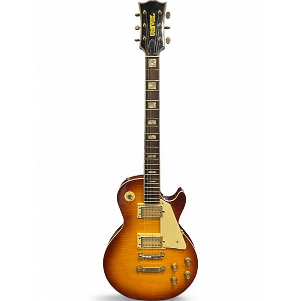 Vintage 1985 Univox LES PAUL 2 Color Sunburst Solid Body Electric Guitar