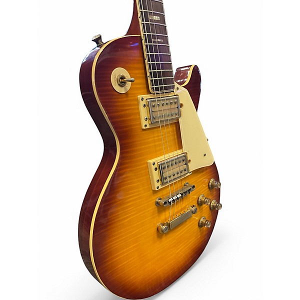Vintage 1985 Univox LES PAUL 2 Color Sunburst Solid Body Electric Guitar