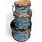 Used DW 3 Piece Collector's Series "off-menu" Blue oyster swirl Drum Kit thumbnail