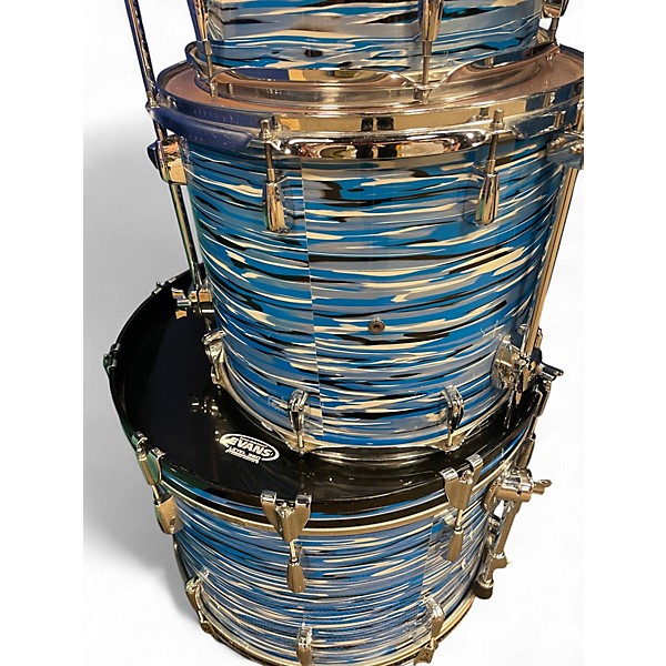Used DW 3 Piece Collector's Series "off-menu" Blue oyster swirl Drum Kit