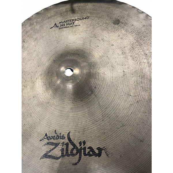 Used Zildjian 14in Mastersound Hi Hat Pair Cymbal