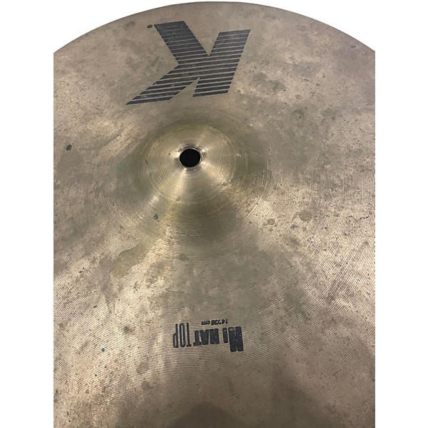Used Zildjian 14in Mastersound Hi Hat Pair Cymbal