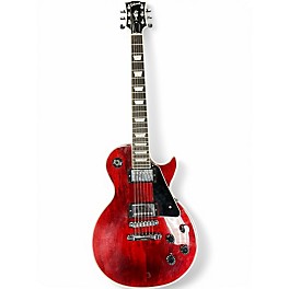 Used 2014 Gibson Les Paul Classic Custom Flowerpot Wine Red Solid Body Electric Guitar