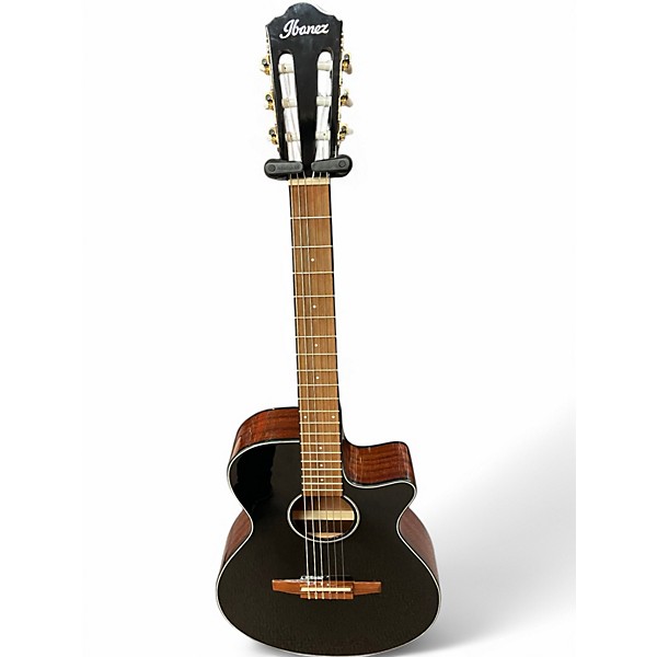 Used Ibanez AEG50N Black Classical Acoustic Electric Guitar