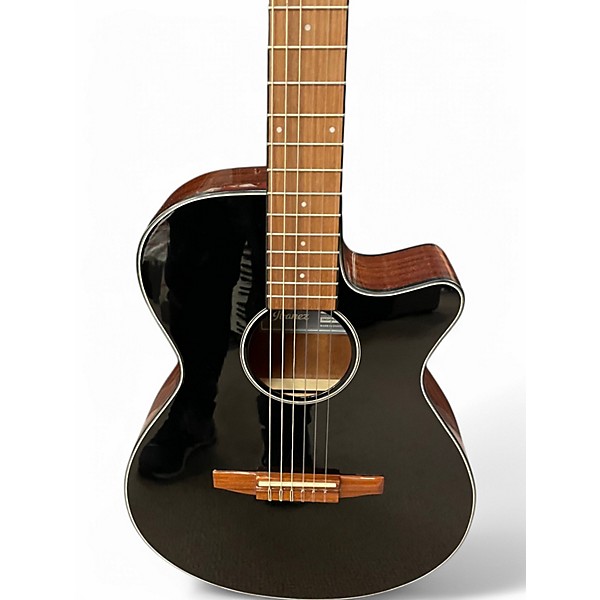 Used Ibanez AEG50N Black Classical Acoustic Electric Guitar