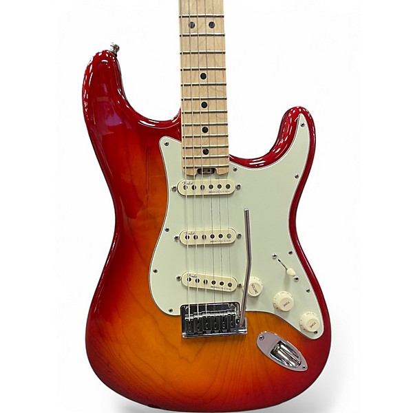 Used 2016 Fender American Elite Stratocaster 3 Tone Sunburst Solid Body Electric Guitar