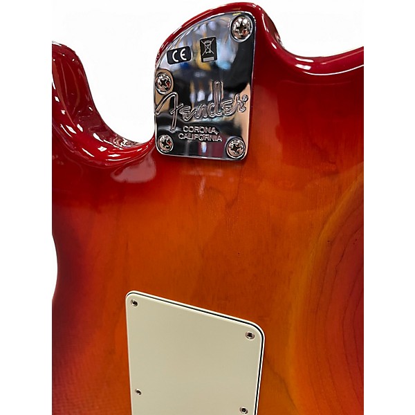 Used 2016 Fender American Elite Stratocaster 3 Tone Sunburst Solid Body Electric Guitar