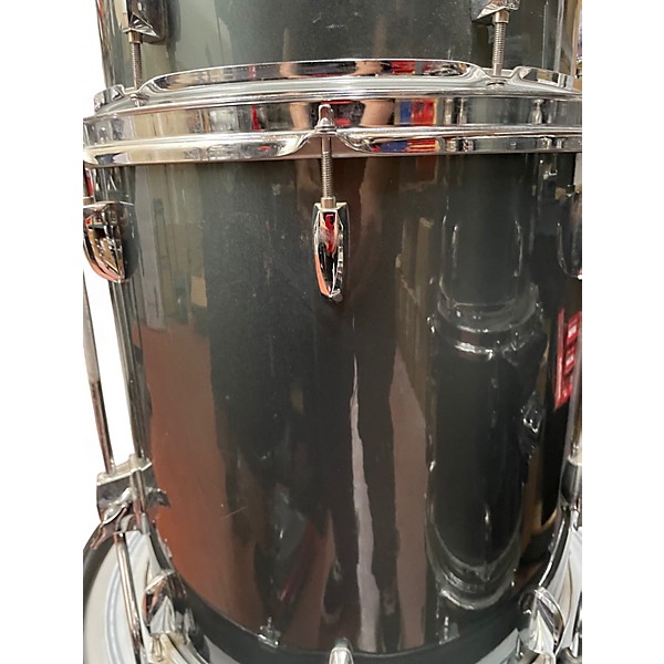 Used Pearl 7 Piece Export Gunmetal Gray Drum Kit