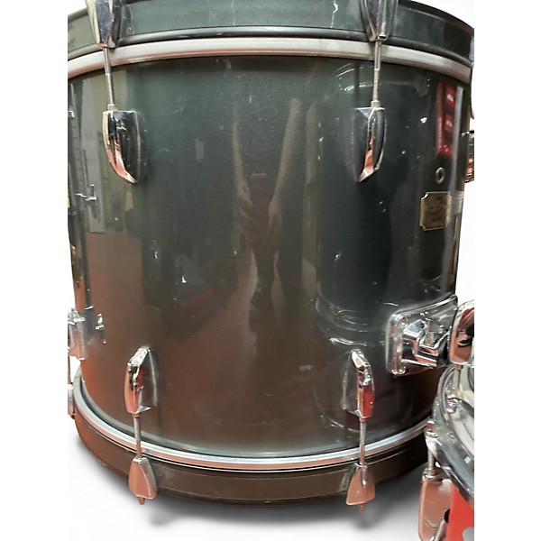 Used Pearl 7 Piece Export Gunmetal Gray Drum Kit