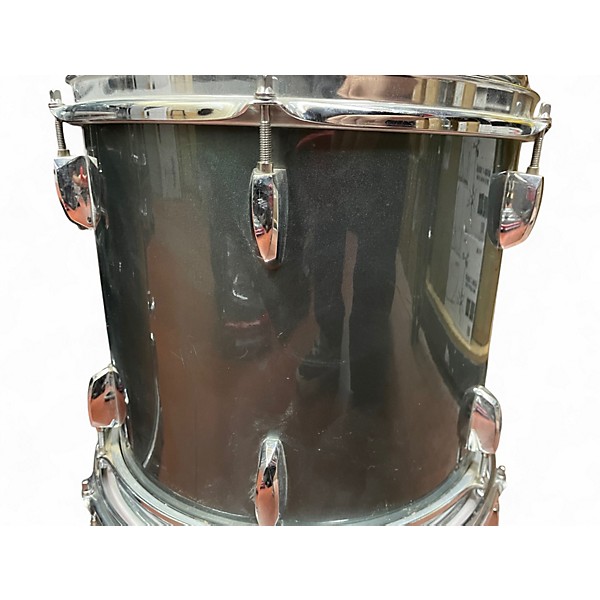 Used Pearl 7 Piece Export Gunmetal Gray Drum Kit