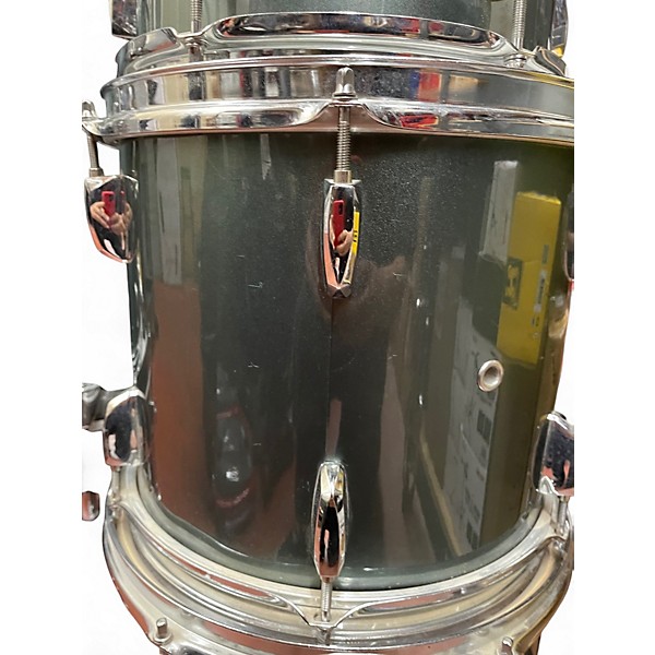 Used Pearl 7 Piece Export Gunmetal Gray Drum Kit