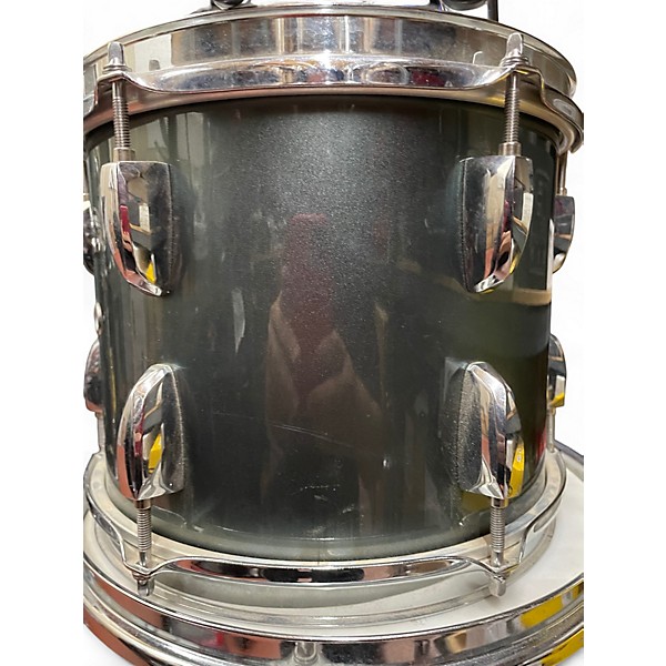 Used Pearl 7 Piece Export Gunmetal Gray Drum Kit