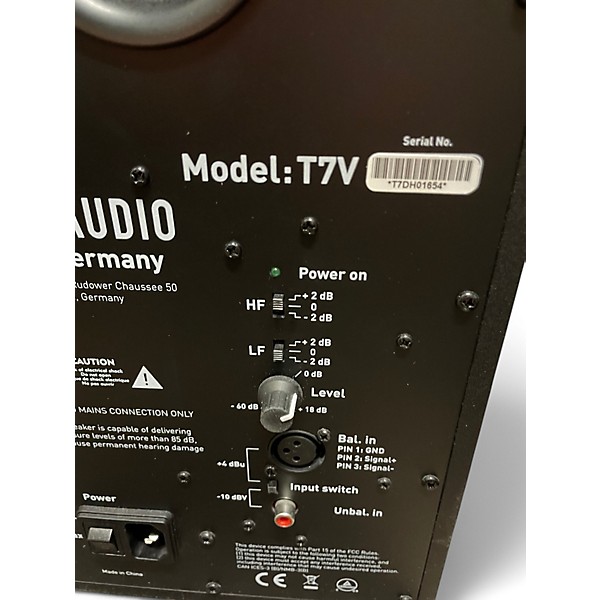 Used ADAM Audio T7V Pair Powered Monitor