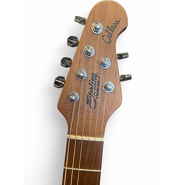 Used Sterling by Music Man CUTLASS Blue Solid Body Electric Guitar