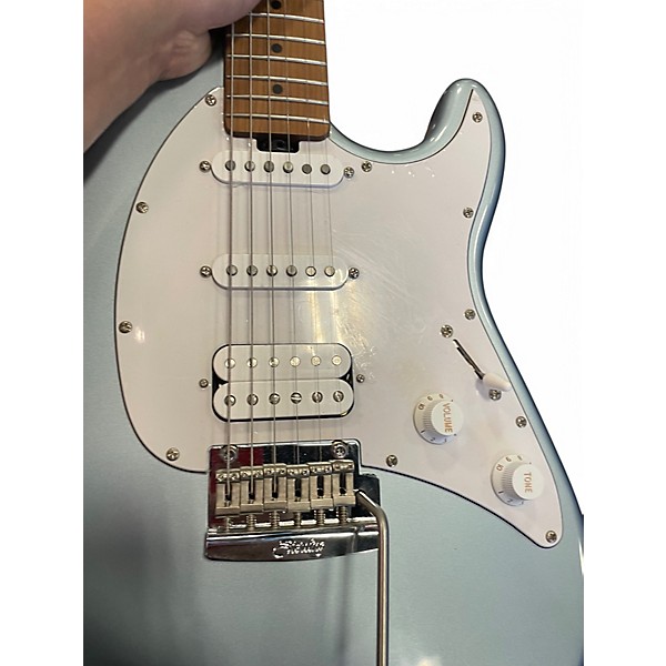 Used Sterling by Music Man CUTLASS Blue Solid Body Electric Guitar